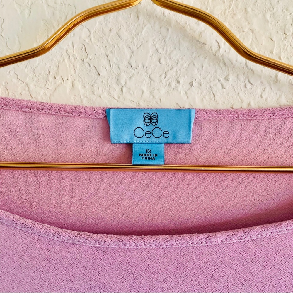 CeCe Plus Dusty Rose Puff Sleeve Blouse 💕 - Picture 3 of 8